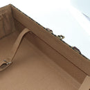 FENDI Zucca Canvas Trunk Black Brown Auth AMZ468V-33