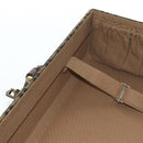 FENDI Zucca Canvas Trunk Black Brown Auth AMZ468V-34