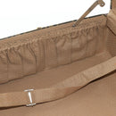 FENDI Zucca Canvas Trunk Black Brown Auth AMZ468V-35