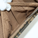 FENDI Zucca Canvas Trunk Black Brown Auth AMZ468V-38