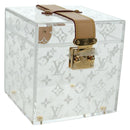LOUIS VUITTON Boite Scott Cube Playing Cards Plexiglass GI0481 LV Auth AMZ470SM-1