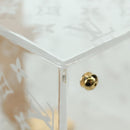 LOUIS VUITTON Boite Scott Cube Playing Cards Plexiglass GI0481 LV Auth AMZ470SM-15