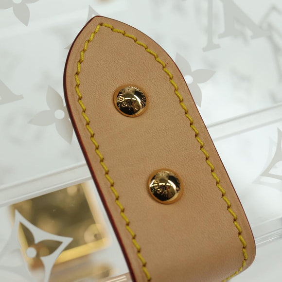 LOUIS VUITTON Boite Scott Cube Playing Cards Plexiglass GI0481 LV Auth AMZ470SM