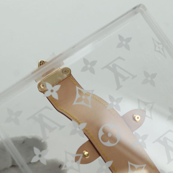 LOUIS VUITTON Boite Scott Cube Playing Cards Plexiglass GI0481 LV Auth AMZ470SM