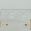 LOUIS VUITTON Boite Scott Cube Playing Cards Plexiglass GI0481 LV Auth AMZ470SM-24