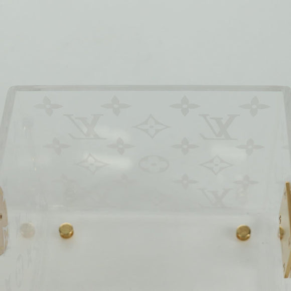 LOUIS VUITTON Boite Scott Cube Playing Cards Plexiglass GI0481 LV Auth AMZ470SM