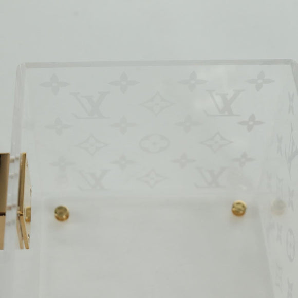 LOUIS VUITTON Boite Scott Cube Playing Cards Plexiglass GI0481 LV Auth AMZ470SM