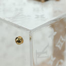 LOUIS VUITTON Boite Scott Cube Playing Cards Plexiglass GI0481 LV Auth AMZ470SM-14