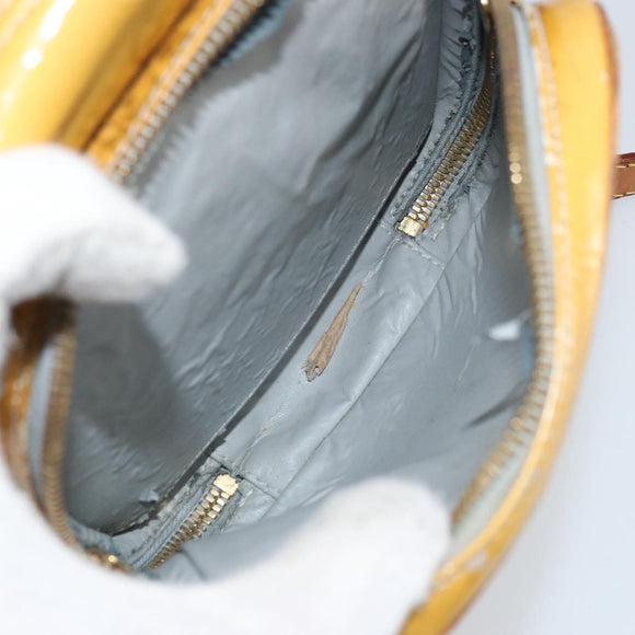 LOUIS VUITTON Monogram Vernis Wooster Shoulder Bag Gris M91036 LV Auth AMZ478