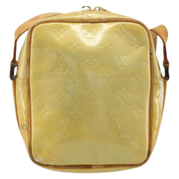 LOUIS VUITTON Monogram Vernis Wooster Shoulder Bag Gris M91036 LV Auth AMZ478