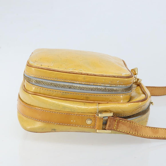 LOUIS VUITTON Monogram Vernis Wooster Shoulder Bag Gris M91036 LV Auth AMZ478