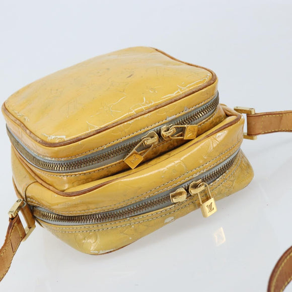 LOUIS VUITTON Monogram Vernis Wooster Shoulder Bag Gris M91036 LV Auth AMZ478