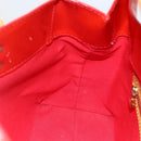 LOUIS VUITTON Monogram Vernis Reade PM Hand Bag Red Rouge M91088 LV Auth AMZ479-18