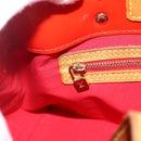 LOUIS VUITTON Monogram Vernis Reade PM Hand Bag Red Rouge M91088 LV Auth AMZ479-19