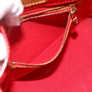 LOUIS VUITTON Monogram Vernis Reade PM Hand Bag Red Rouge M91088 LV Auth AMZ479-20