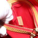 LOUIS VUITTON Monogram Vernis Reade PM Hand Bag Red Rouge M91088 LV Auth AMZ479-12