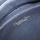 Christian Dior Trotter Canvas Shoulder Bag Navy Gold Auth AMZ494A-19