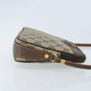GUCCI GG Supreme Shoulder Bag PVC Beige Gold Auth AMZ497-3