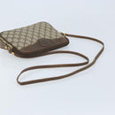 GUCCI GG Supreme Shoulder Bag PVC Beige Gold Auth AMZ497-7
