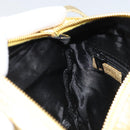 LOEWE anagram Shoulder Bag Leather Gold Auth AMZ499-19