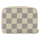 LOUIS VUITTON Damier Azur Zippy Coin Purse N60138 LV Auth AMZ504-2