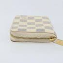 LOUIS VUITTON Damier Azur Zippy Coin Purse N60138 LV Auth AMZ504-4