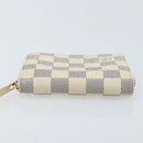 LOUIS VUITTON Damier Azur Zippy Coin Purse N60138 LV Auth AMZ504-6