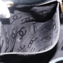 CHANEL Matelasse Wild Stitch Tragetasche Leder Schwarz Gold CC Auth AMZ509-22