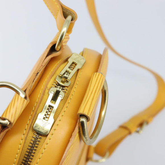 LOUIS VUITTON Epi Mabillon Backpack Yellow M52239 LV Auth AMZ512