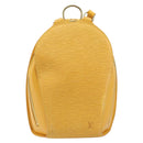 LOUIS VUITTON Epi Mabillon Backpack Yellow M52239 LV Auth AMZ512-13