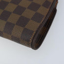 LOUIS VUITTON Damier Ebene Eva Shoulder Bag N55213 LV Auth AMZ513-9