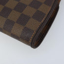 LOUIS VUITTON Damier Ebene Eva Shoulder Bag N55213 LV Auth AMZ513-15