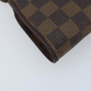 LOUIS VUITTON Damier Ebene Eva Shoulder Bag N55213 LV Auth AMZ513-16