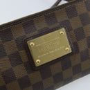 LOUIS VUITTON Damier Ebene Eva Shoulder Bag N55213 LV Auth AMZ513-17