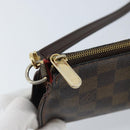 LOUIS VUITTON Damier Ebene Eva Shoulder Bag N55213 LV Auth AMZ513-10