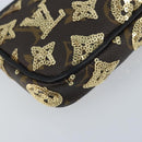 LOUIS VUITTON Eclipse Sequins Mini Pochette Accessoires M60125 LV Auth AMZ514SAV-16