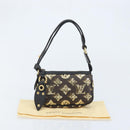 LOUIS VUITTON Eclipse Sequins Mini Pochette Accessoires M60125 LV Auth AMZ514SAV-12