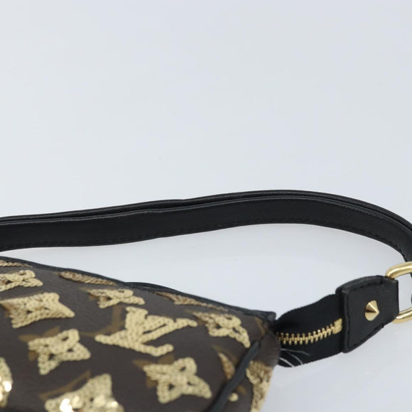LOUIS VUITTON Eclipse Sequins Mini Pochette Accessoires M60125 LV Auth AMZ514SAV