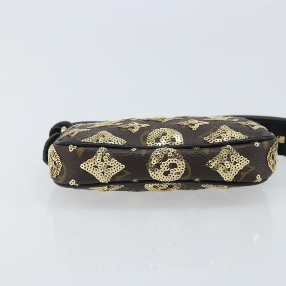 LOUIS VUITTON Eclipse Sequins Mini Pochette Accessoires M60125 LV Auth AMZ514SAV