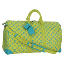 LOUIS VUITTON Playground Keepall Bandouliere 50 Bag Yellow M21869 Auth AMZ519SM-1