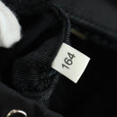 PRADA Chain Shoulder Bag Nylon Black Silver Auth AMZ520M-12