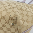 GUCCI GG Canvas Abbey Tote Bag Beige Gold 169946 Auth AMZ523A-12