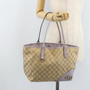 GUCCI GG Canvas Abbey Tote Bag Beige Gold 169946 Auth AMZ523A-22