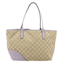 GUCCI GG Canvas Abbey Tote Bag Beige Gold 169946 Auth AMZ523A-3