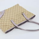 GUCCI GG Canvas Abbey Tote Bag Beige Gold 169946 Auth AMZ523A-6