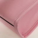 GUCCI Bananya Mini Tote Bag Leather 2way Pink Gold 671623 Auth AMZ534M-16