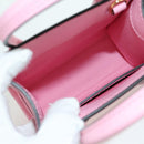 GUCCI Bananya Mini Tote Bag Leather 2way Pink Gold 671623 Auth AMZ534M-10