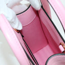 GUCCI Bananya Mini Tote Bag Leather 2way Pink Gold 671623 Auth AMZ534M-21