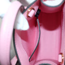GUCCI Bananya Mini Tote Bag Leather 2way Pink Gold 671623 Auth AMZ534M-22
