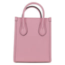 GUCCI Bananya Mini Tote Bag Leather 2way Pink Gold 671623 Auth AMZ534M-2